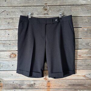 Calvin Klein Black Dress Suit Shorts - Size 10